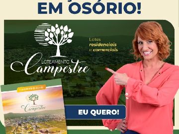 Condi��o de parcelamento em at� 100 meses, direto com a loteadora, com uma entrada de 20%