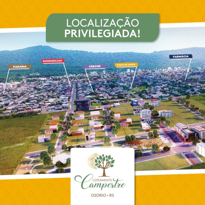 Condi��o de parcelamento em at� 100 meses, direto com a loteadora, com uma entrada de 20%