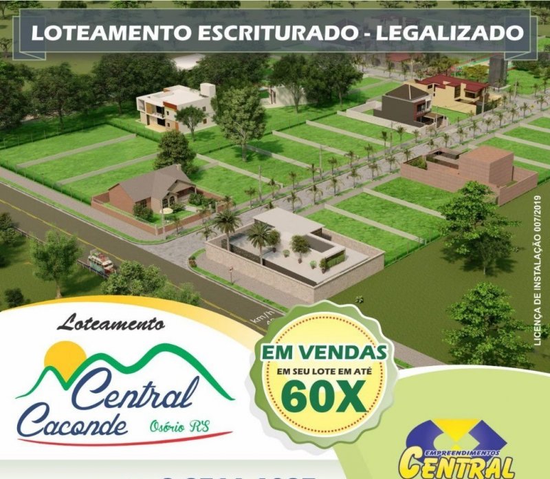 Terreno - Venda - Palmital - Os�rio - RS