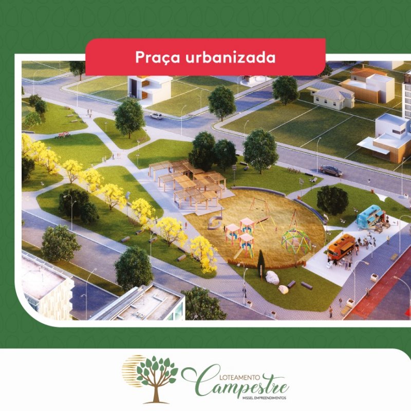 Condi��o de parcelamento em at� 100 meses, direto com a loteadora, com uma entrada de 20%