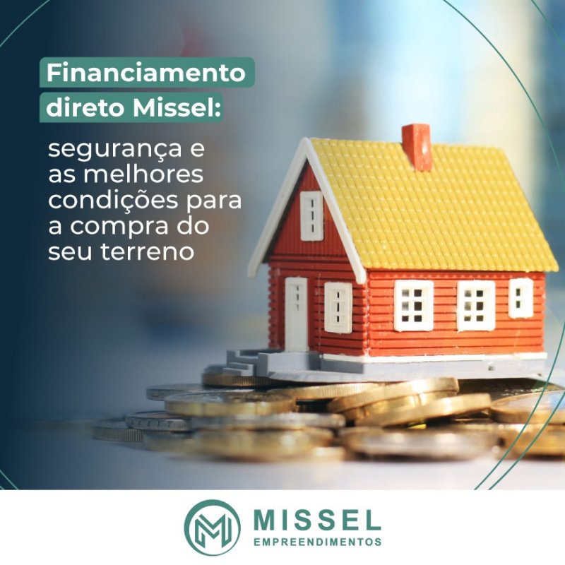 Condi��o de parcelamento em at� 100 meses, direto com a loteadora, com uma entrada de 20%