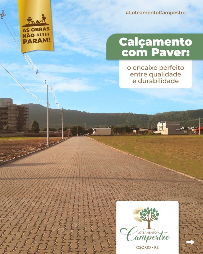 Condi��o de parcelamento em at� 100 meses, direto com a loteadora, com uma entrada de 20%