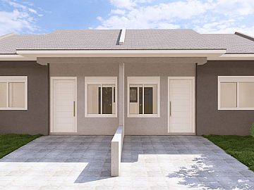Fortes Im�veis Vende Casa Geminada em Atl�ntida Sul - Os�rio