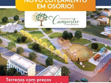 Loteamento Campestre em Os�rio